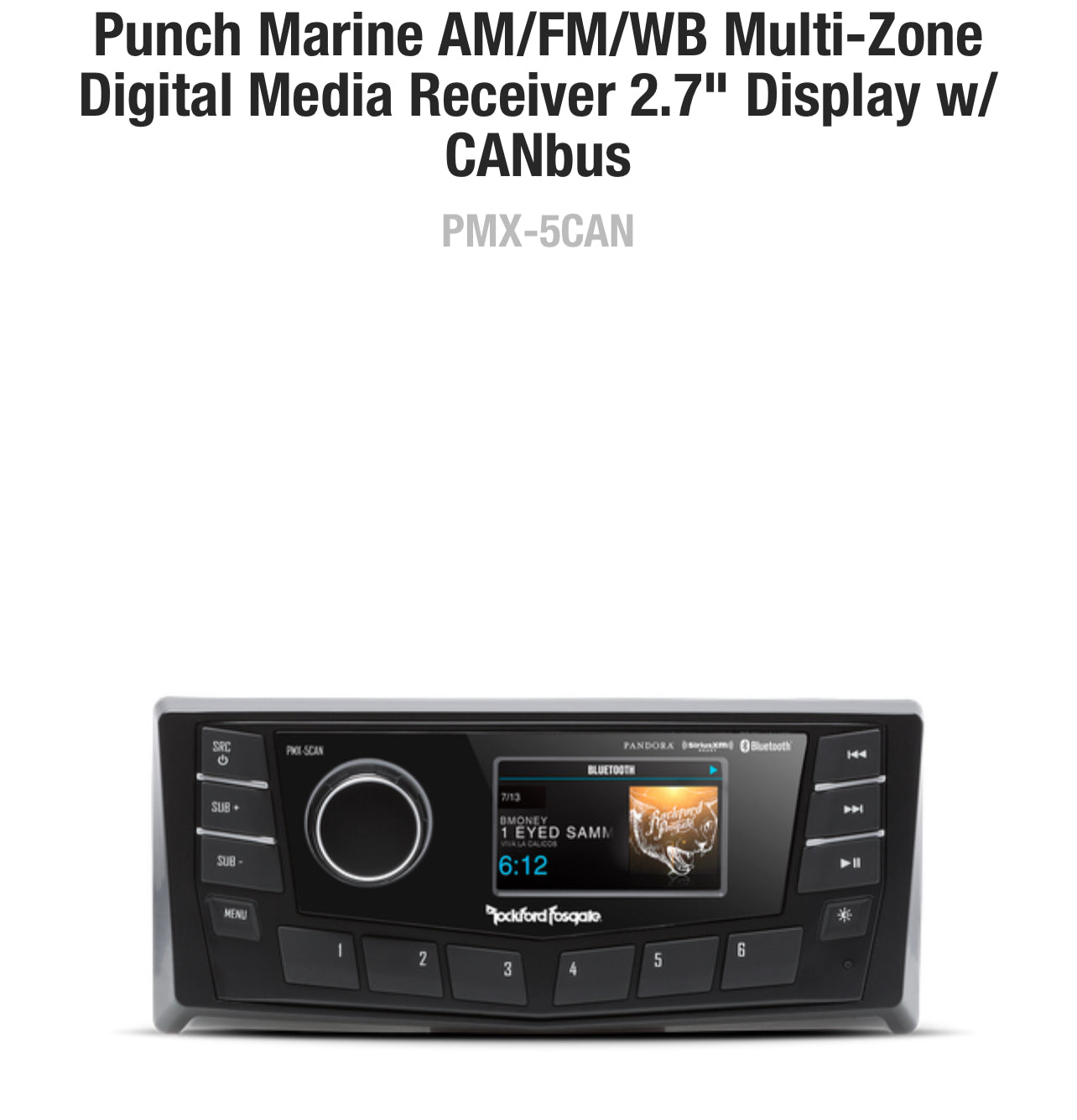 Rockford Fosgate PMX-5CAN